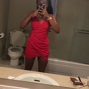 Red mini dress/ size small